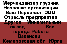 Мерчендайзер-грузчик › Название организации ­ Ваш Персонал, ООО › Отрасль предприятия ­ Другое › Минимальный оклад ­ 40 000 - Все города Работа » Вакансии   . Кемеровская обл.,Юрга г.